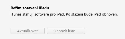 obnovení ipadu do továrního nastavení