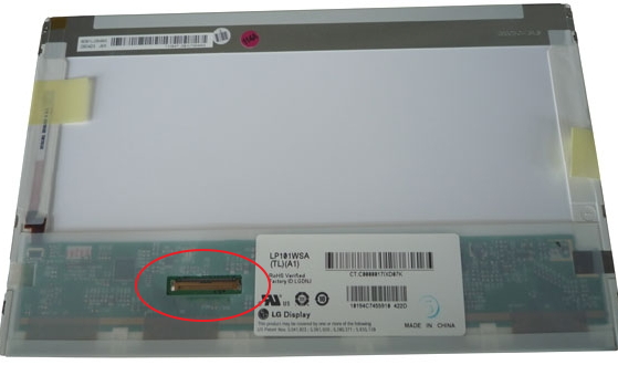 Umístění LCD konektoru