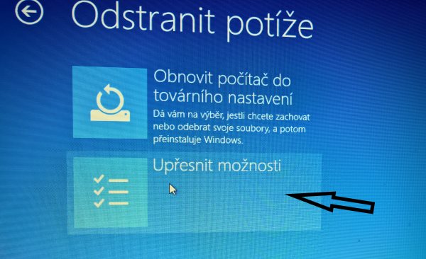 Odinstalování Windows 10